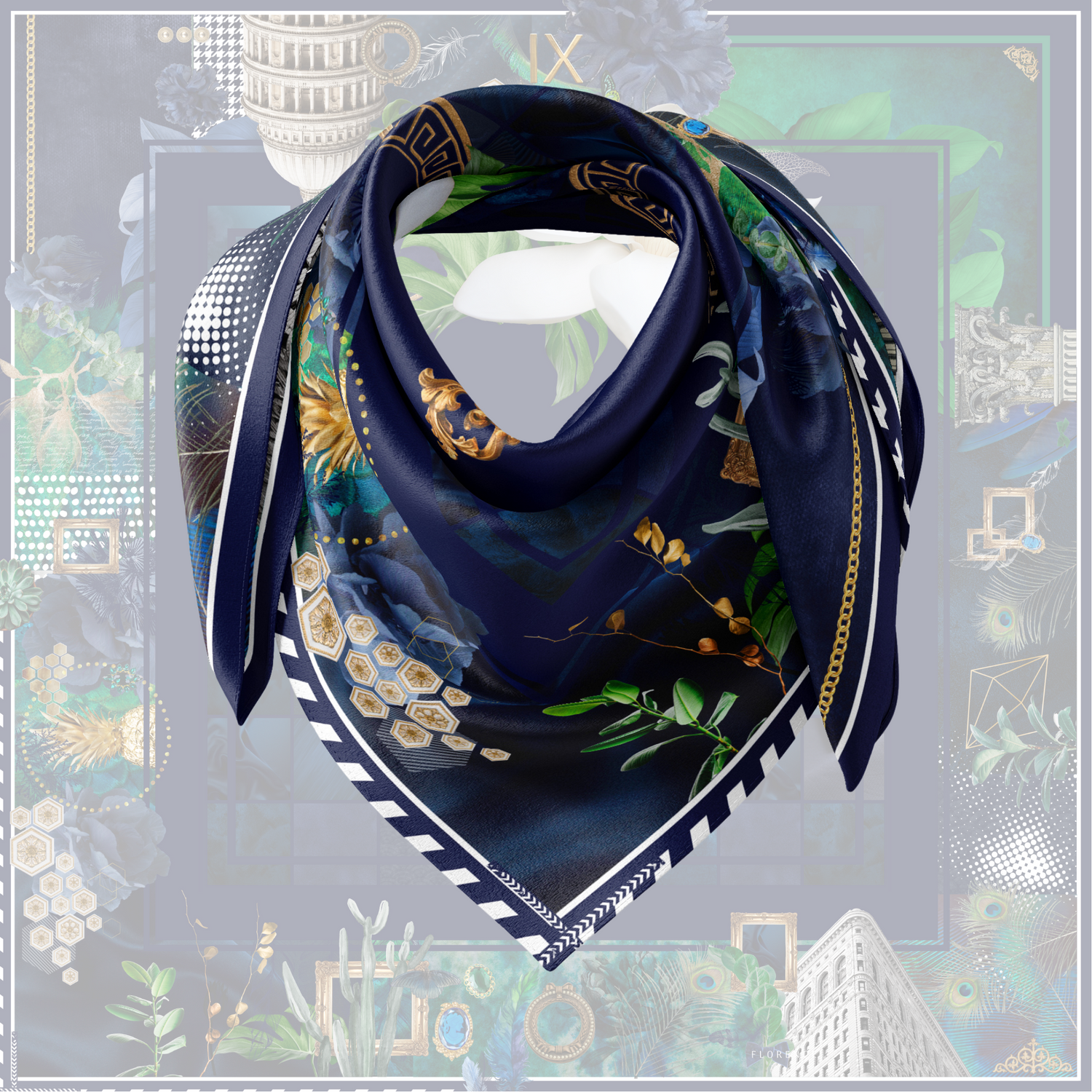 90cm Scarves