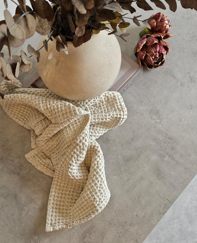 Waffle Towel 50 x70cm - STONE